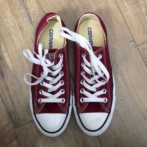 Maroon Low tops
